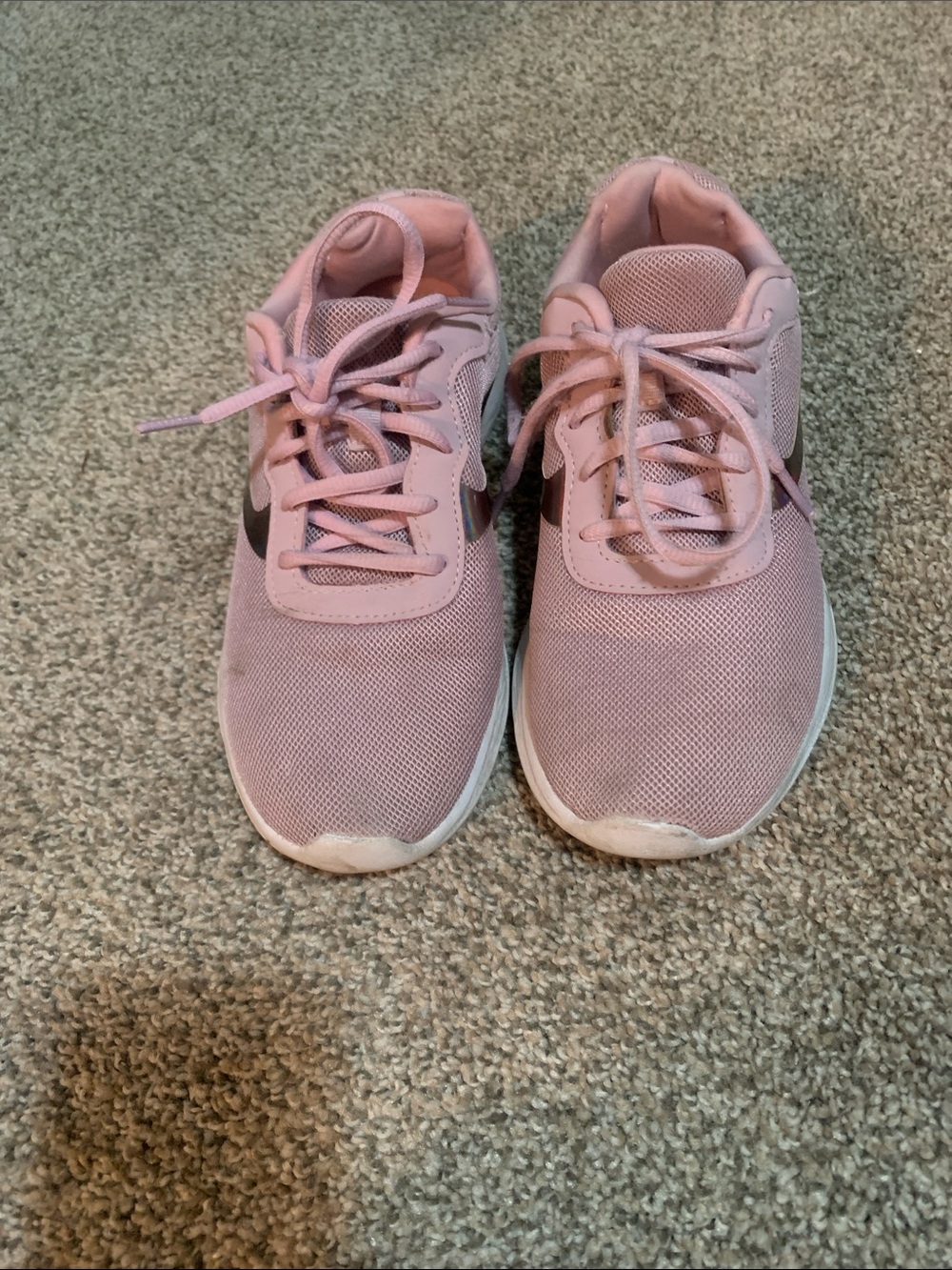 Pink Women's Athletic Sneakers - Lightweight Casual Running Shoes